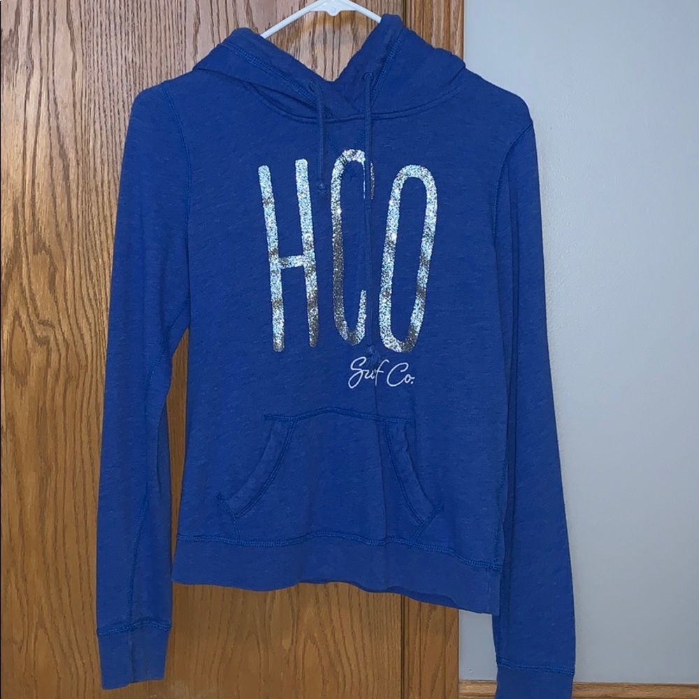 Blue Hollister Hoodie